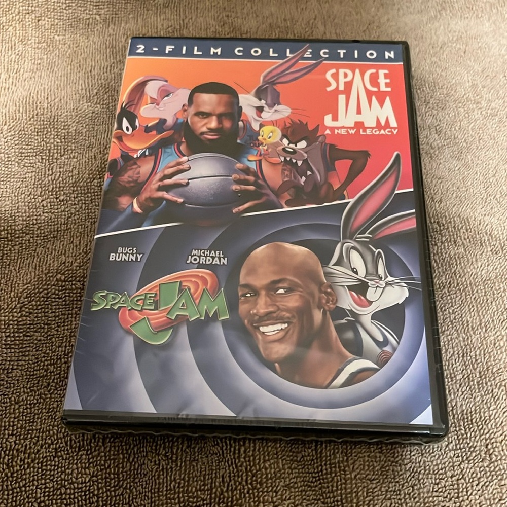 Space Jam and Space Jam a new legacy two movies one package new unopened